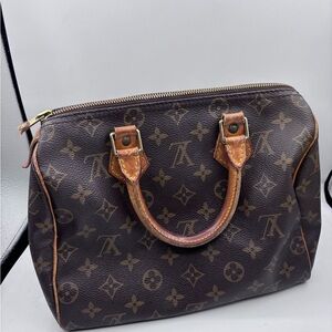 Louis Vuitton Brown Small Monogram Handbag